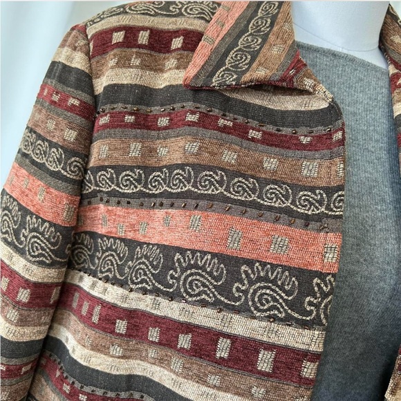 Vintage 90s Alfred Dunner Tapestry Jacket size 18P - Picture 7 of 7